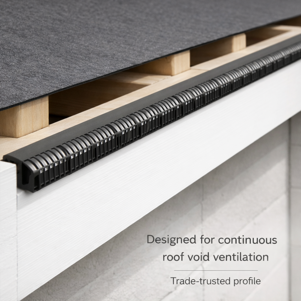50 x Over Fascia Vents 1 Metre x 25mm