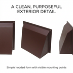 Hooded Cowl Vent Covers for Air Bricks Grilles Extractors Vents