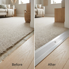 4 x Aluminium Flooring Cover Edge 60mm x 89.5cm