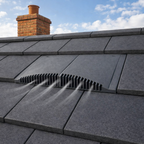 Interlocking Plain Roof Tile Vent - Terracotta