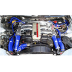 Universal Stage Motorsport Engine Bay Blue Silicone Hose Dress Up Kit  (0504) ^^