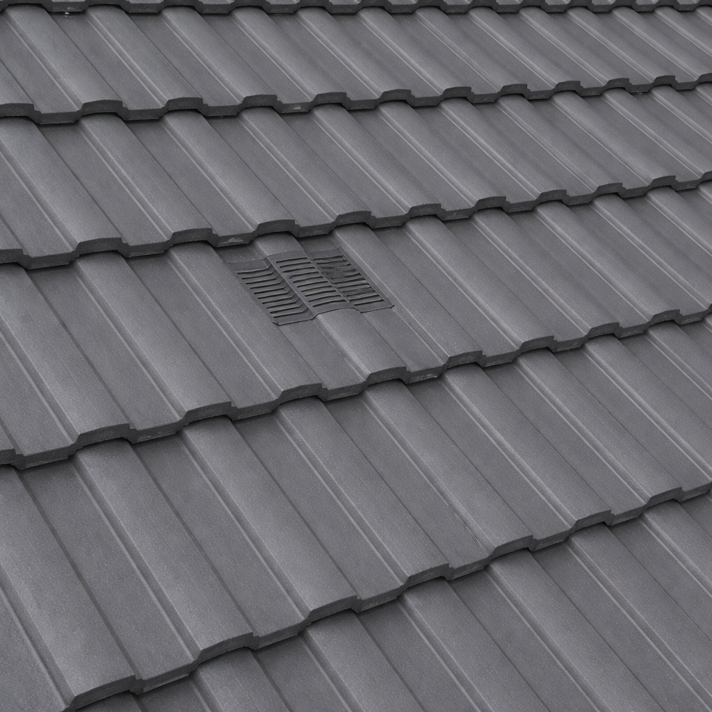 Timloc Terracotta Castellated Roof Tile Vent with Adapter