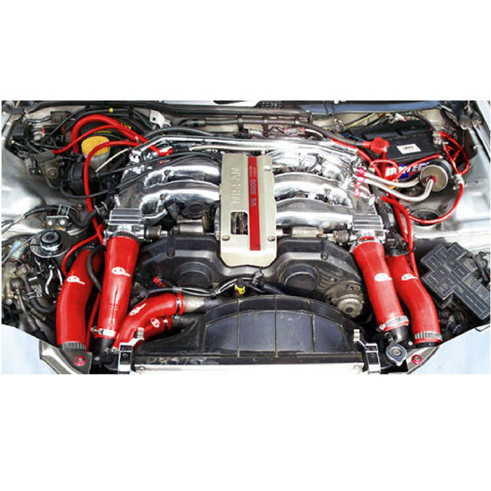 Universal Red Stage Motorsport  Engine Bay Silicone Hose Dress Up Kit   (0504) ^^