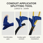 Conduit Applicator Splitting Tool Large 15 - 24mm