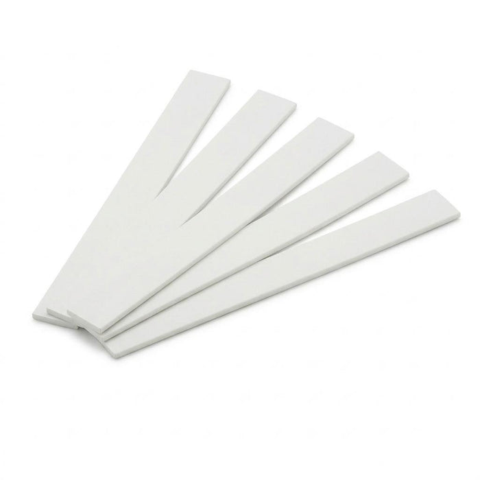 5 x 75mm White PVC Flat Bar x 1 Metre