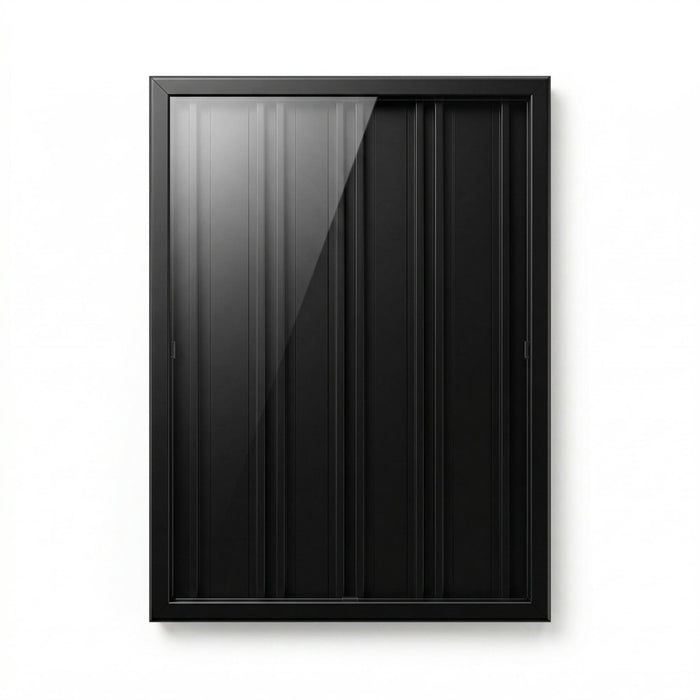 Matte Black Outdoor 720 x 295mm Display Case