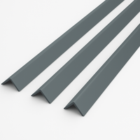 3 x Anthracite Grey Rigid Angle 25mm x 25mm x 1  Metre  ^