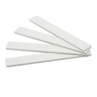 4 x 25mm White PVC Flat Bar x 1 Metre