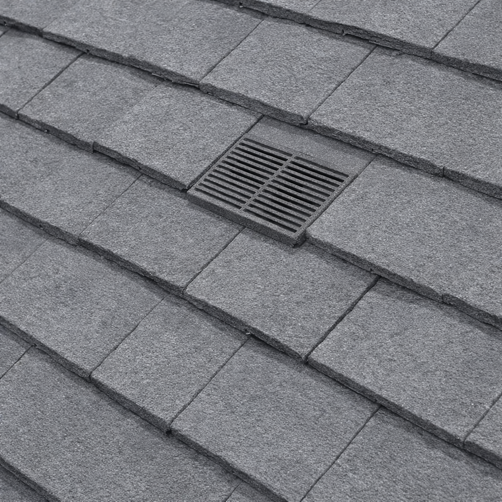 Timloc Brown Plain Roof Tile Vent with Adapter