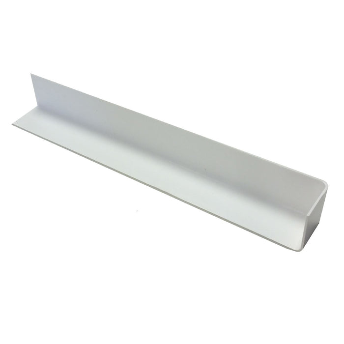 UPVC Plastic Fascia Board Corner Joint White 300mm Round Edge Profile