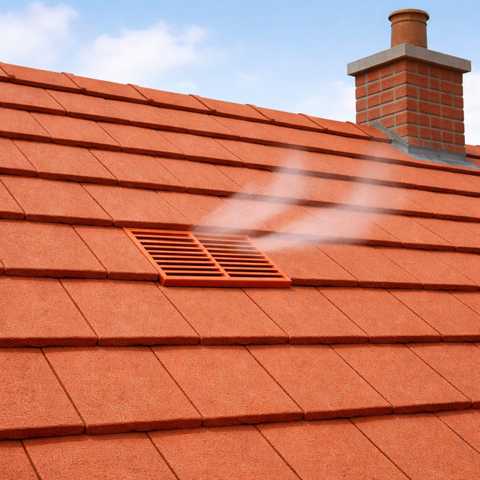 Timloc Terracotta Plain Roof Tile Vent