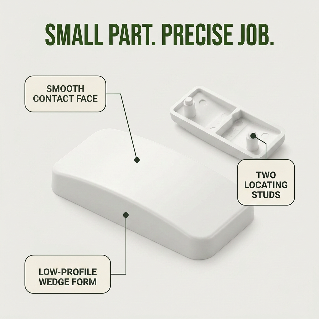 2 x 4mm White Striker Plates