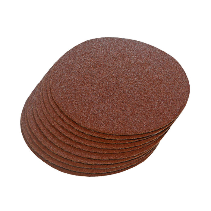 20 x Assorted Grit Hook and Loop 125mm Plain Sanding Disc Sheets, Orbital Sander