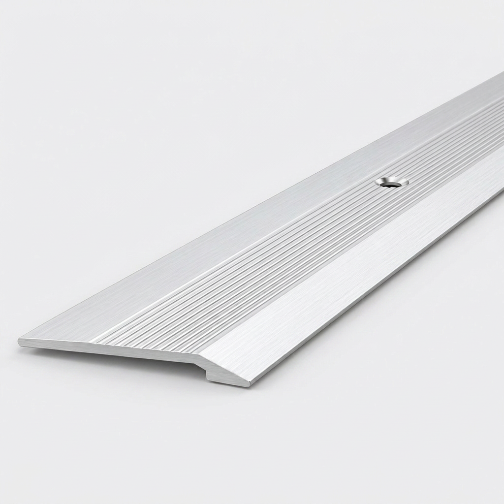 5 x Aluminium Vinyl Edge Floor Transition Strip, 28mm x 6mm x 89.5cm DIY Low Profile Floor Trim for Finishing and Edge Protection