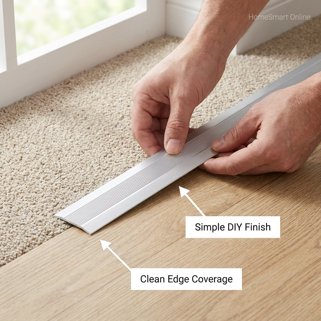 4 x Vinyl Cover 25mm x 89.5cm Protective Trim for DIY and Hardware Maintenance 120g Lightweight Surface Guard
