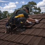 Manthorpe Dark Brown Mini Castellated Roof Tile Vent, Marley Ludlow Plus Redland Sandtoft