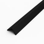 10 Pack Black 1 Metre UPVC Plastic Rigid Angle 40 x 40mm Corner Cover Trim 90 Degree