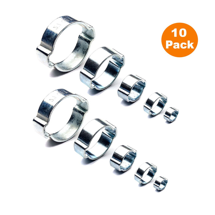 10 x W1 Double Ear Clamps  [ 3 - 5mm ]       (0133) ^^