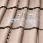 Timloc Red Double Pantile Roof Tile Vent
