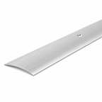 2 x Matt Silver Wide Cover Strip Floor Transition 38mm x 89.5cm