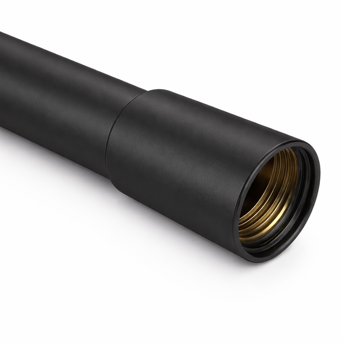 Kartell 1.5m Matte Black Shower Hose