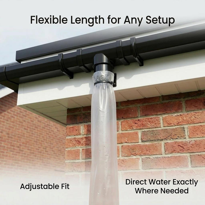 15m Squareline Gutter Running Outlet Kit