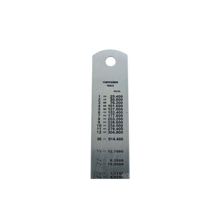 1 x Stainless Steel Metal Ruler 300mm / 12 inch   ^ (0077) ..