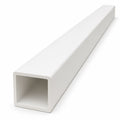 50mm White PVC Box Section 1 Metre Length