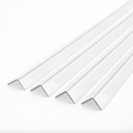 4 x 10x10mm Clear Angles x 1 meter