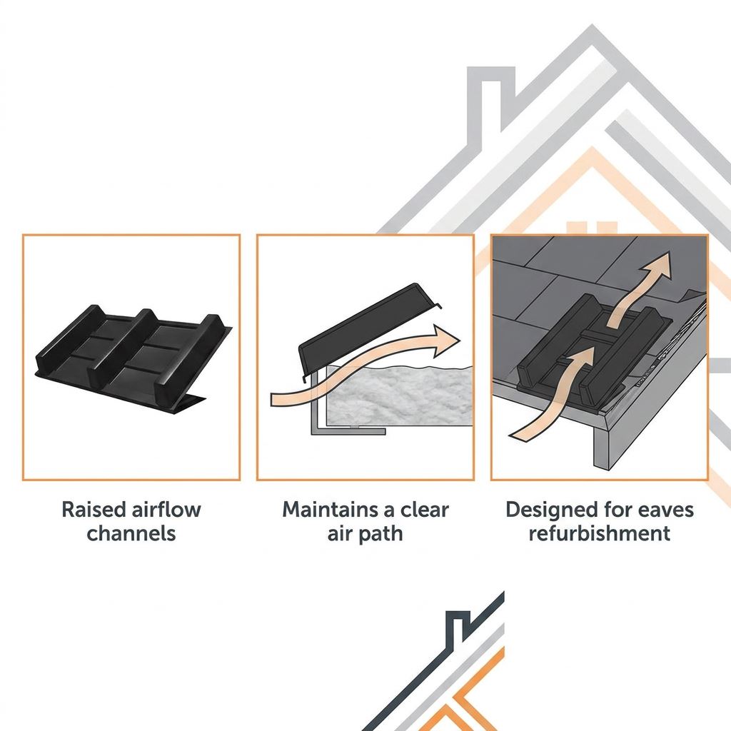 Manthorpe Eaves Panel Vents for Roof Air Flow