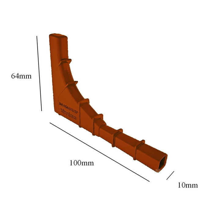 25 x Terracotta Brick Tunnel Weep Vents Invisible Cavity Wall Water Outlet