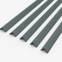 5 x Anthracite Grey Rigid Angle 50mm x 50mm x 1  Metre  ^