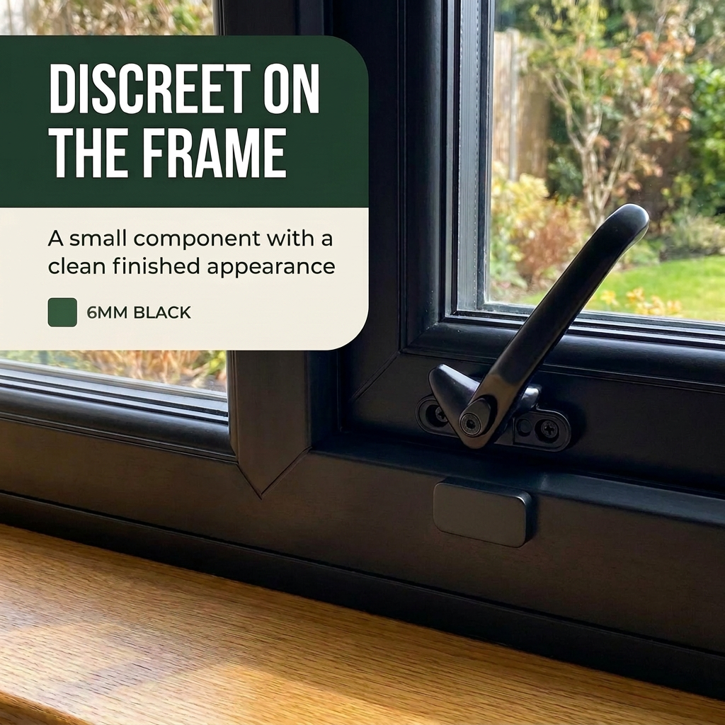 2 x 6mm Black Striker Plates