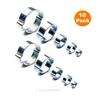 10 x W1 Double Ear Clamps  [ 10 - 12mm ]       (0122) ^^