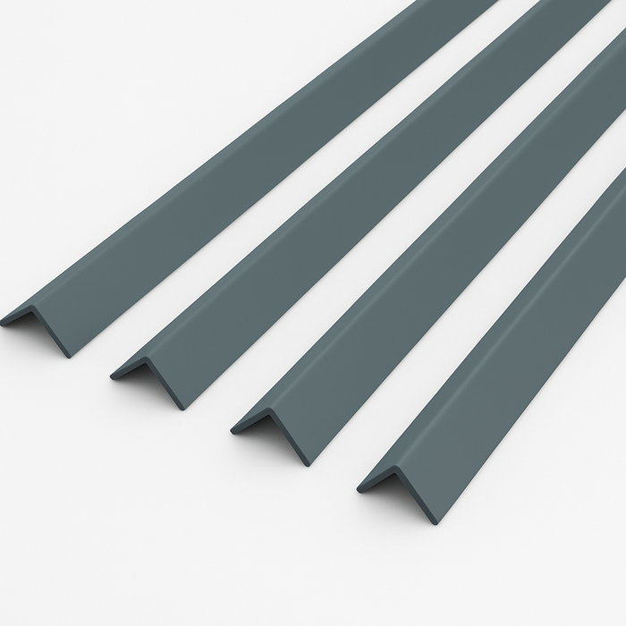 4 x Anthracite Grey Rigid Angle 40mm x 40mm x 1  Metre  ^