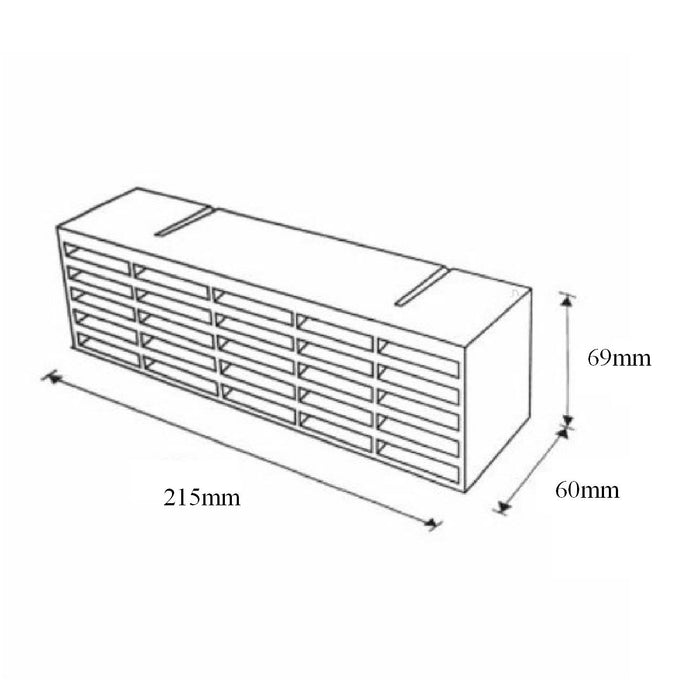 5 x Timloc Brown Air Bricks     (0158) ^^