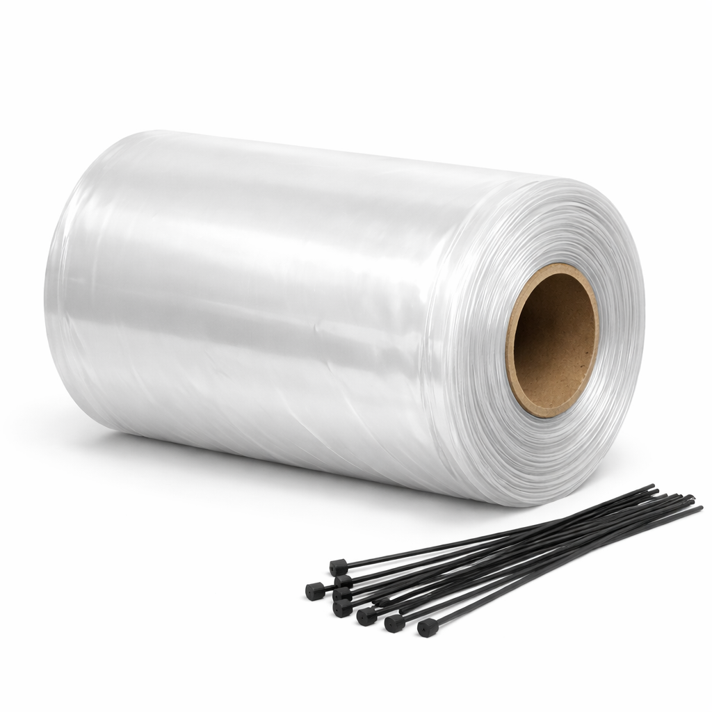 20 Metre Temporary Rainwater Downpipe 4 Inch 250 Gauge Kit