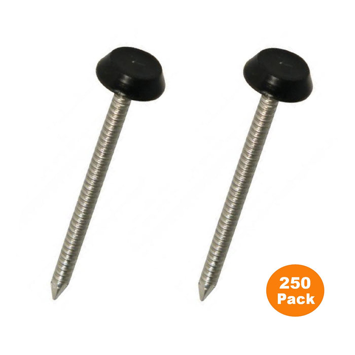 250 x 40mm Black UPVC Poly Top Pins    [B&N]  (0189) ^^