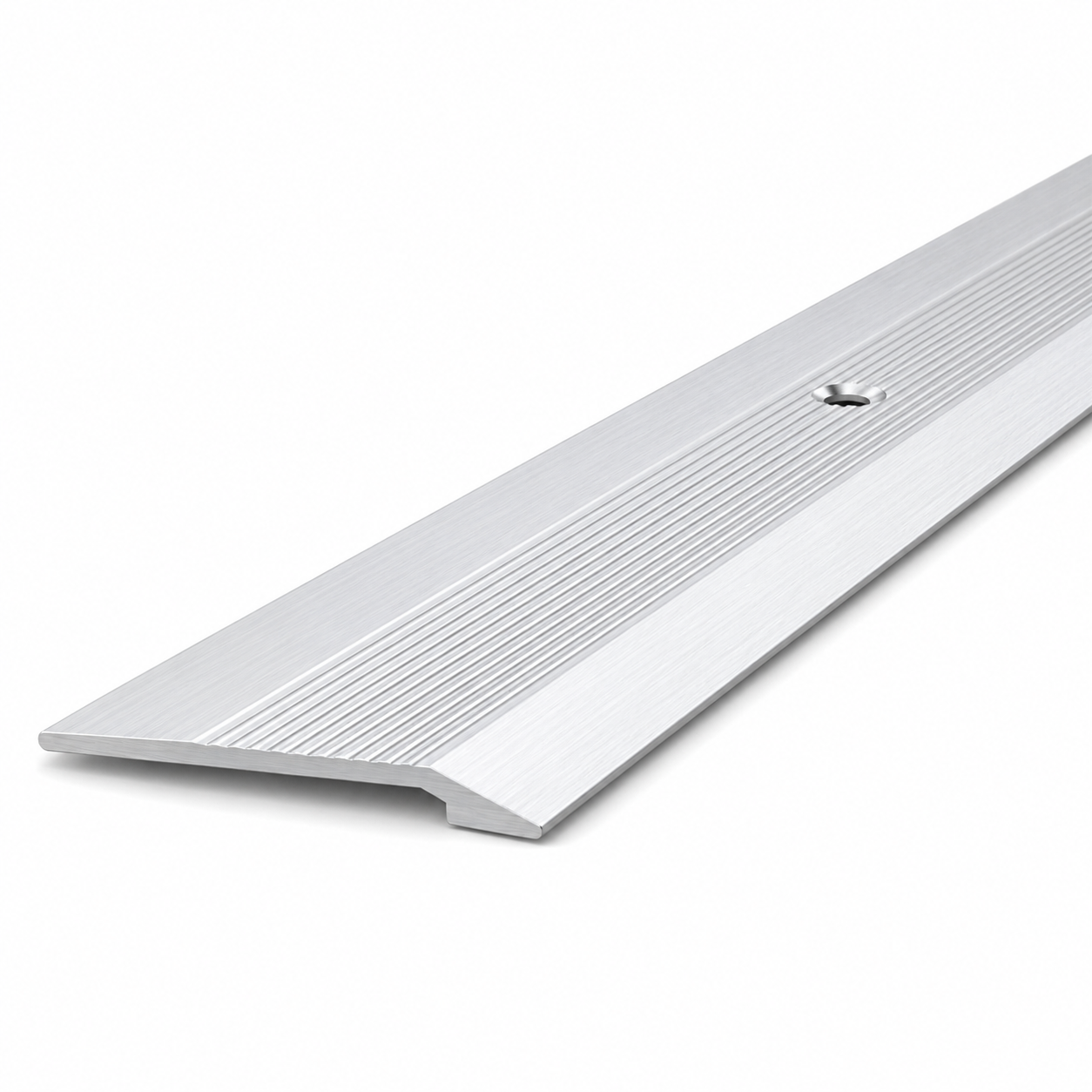 Aluminium Vinyl Edge Floor Transition Strip, 28mm x 6mm x 89.5cm DIY Low Profile Floor Trim for Finishing and Edge Protection
