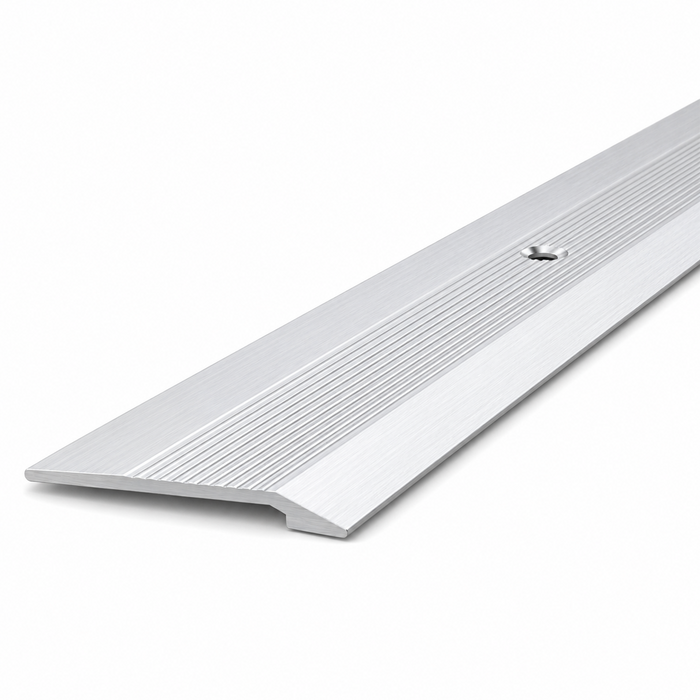 Aluminium Vinyl Edge Floor Transition Strip, 28mm x 6mm x 89.5cm DIY Low Profile Floor Trim for Finishing and Edge Protection