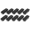 10 x 3mm Black Striker Plates