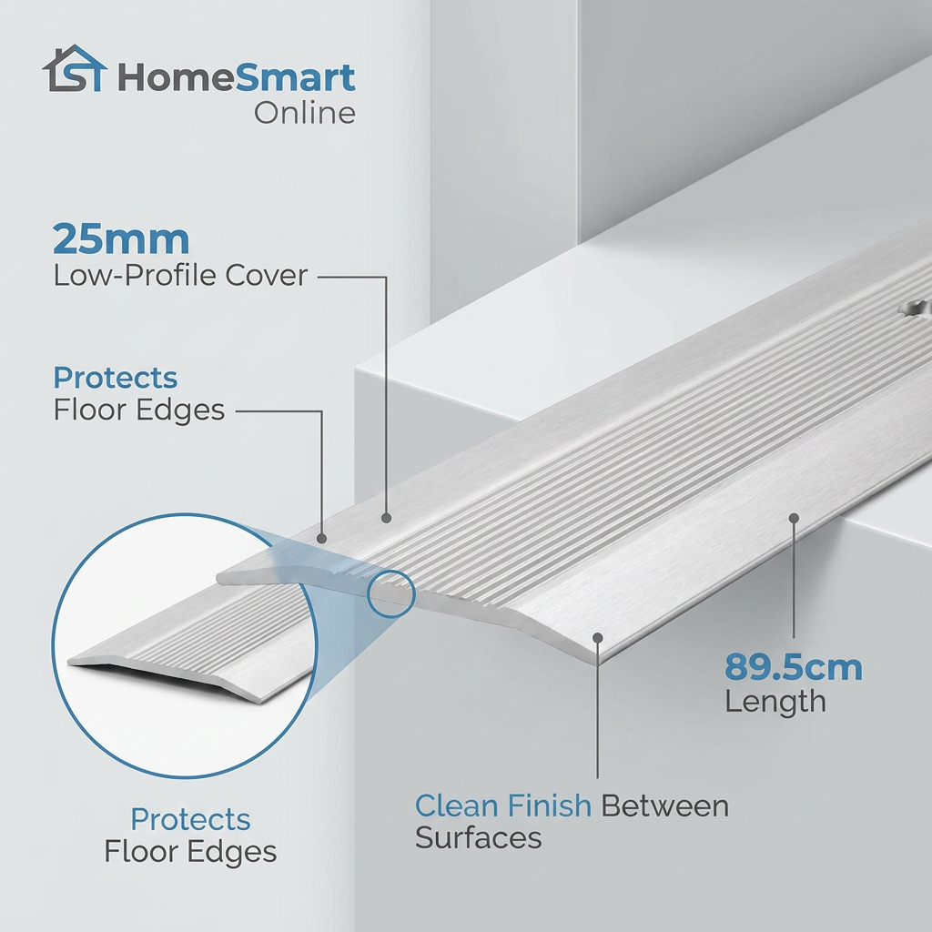 2 x Vinyl Cover 25mm x 89.5cm Protective Trim for DIY and Hardware Maintenance 120g Lightweight Surface Guard