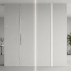 10 x 25mm White Adhesive Taped PVC Flat Bar x 1 Metre