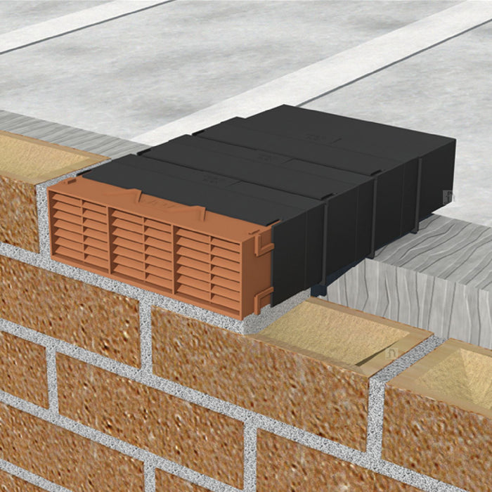 2 x Cavity Wall Combination Extension Sleeves for 9" x 3" Air Brick Vents G935