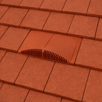 Timloc Grey Interlocking Plain Roof Tile Vent with Adapter