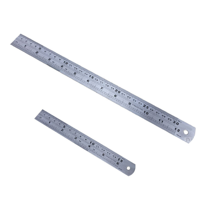 1 x Stainless Steel Metal Ruler 150mm / 6 inch  ^ (0100) ..