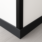 15 Pack Black 1 Metre UPVC Plastic Rigid Angle 10 x 10mm Corner Cover Trim 90 Degree