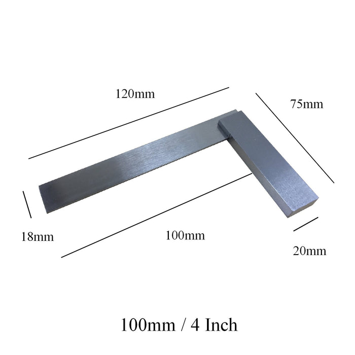 Engineers Metal Precision Set Squares BS Approved