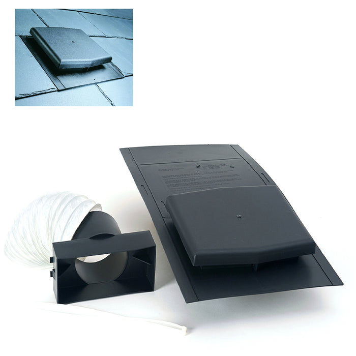 Slate Roof Tile Vent with Pipe Adapter Kits