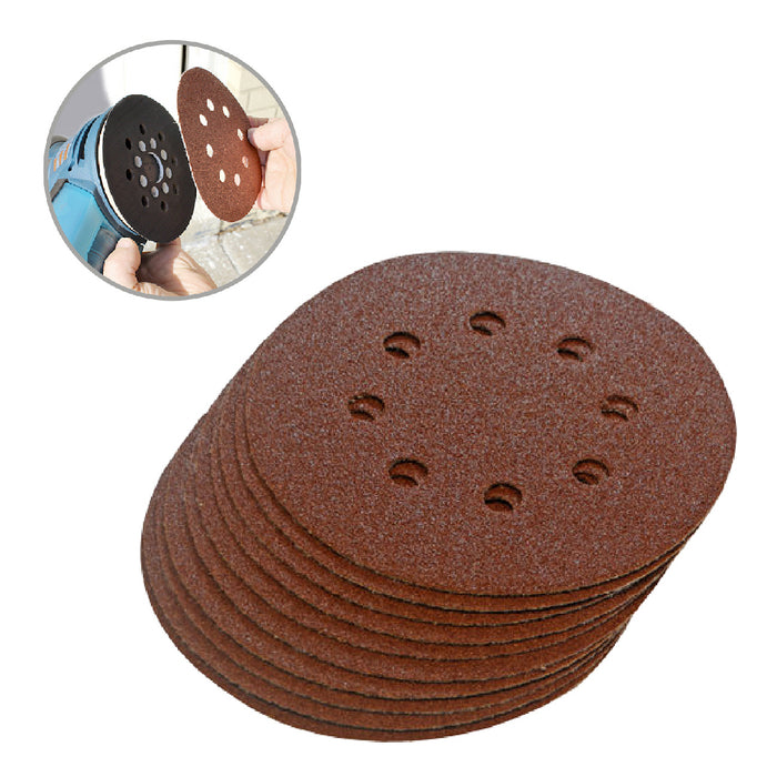 Hook and Loop 125mm Sanding Disc Sheets